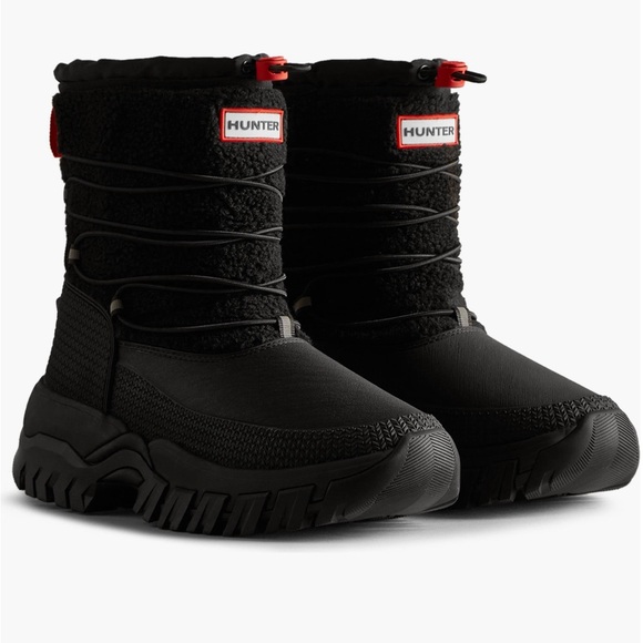 Hunter Shoes - Hunter NWOB Women's Wanderer Short Faux Fur Cold Weather Winter Boots SIZE 5